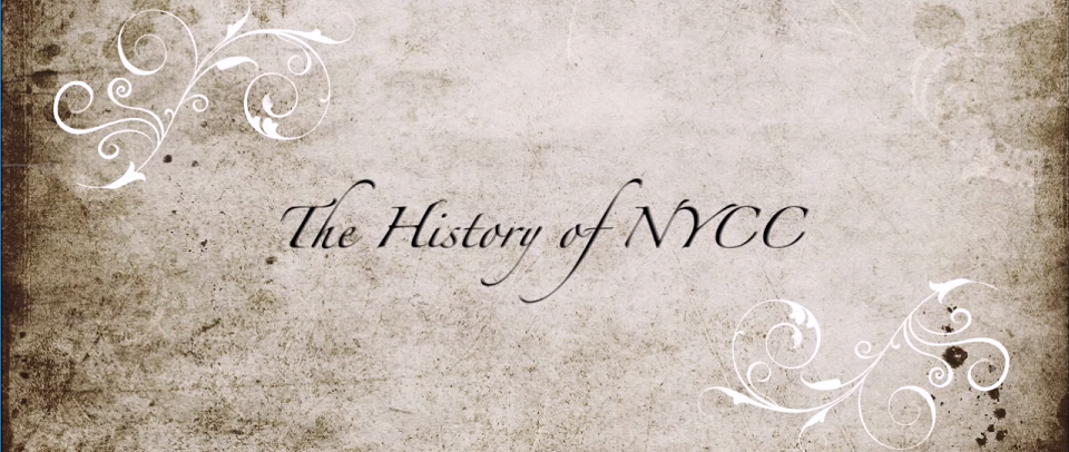 Image with text The History of NYCC